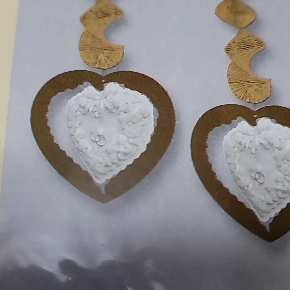 Dimensional Dangling Cutouts x3 Wedding Bridal Shower Wedding Decoration 7